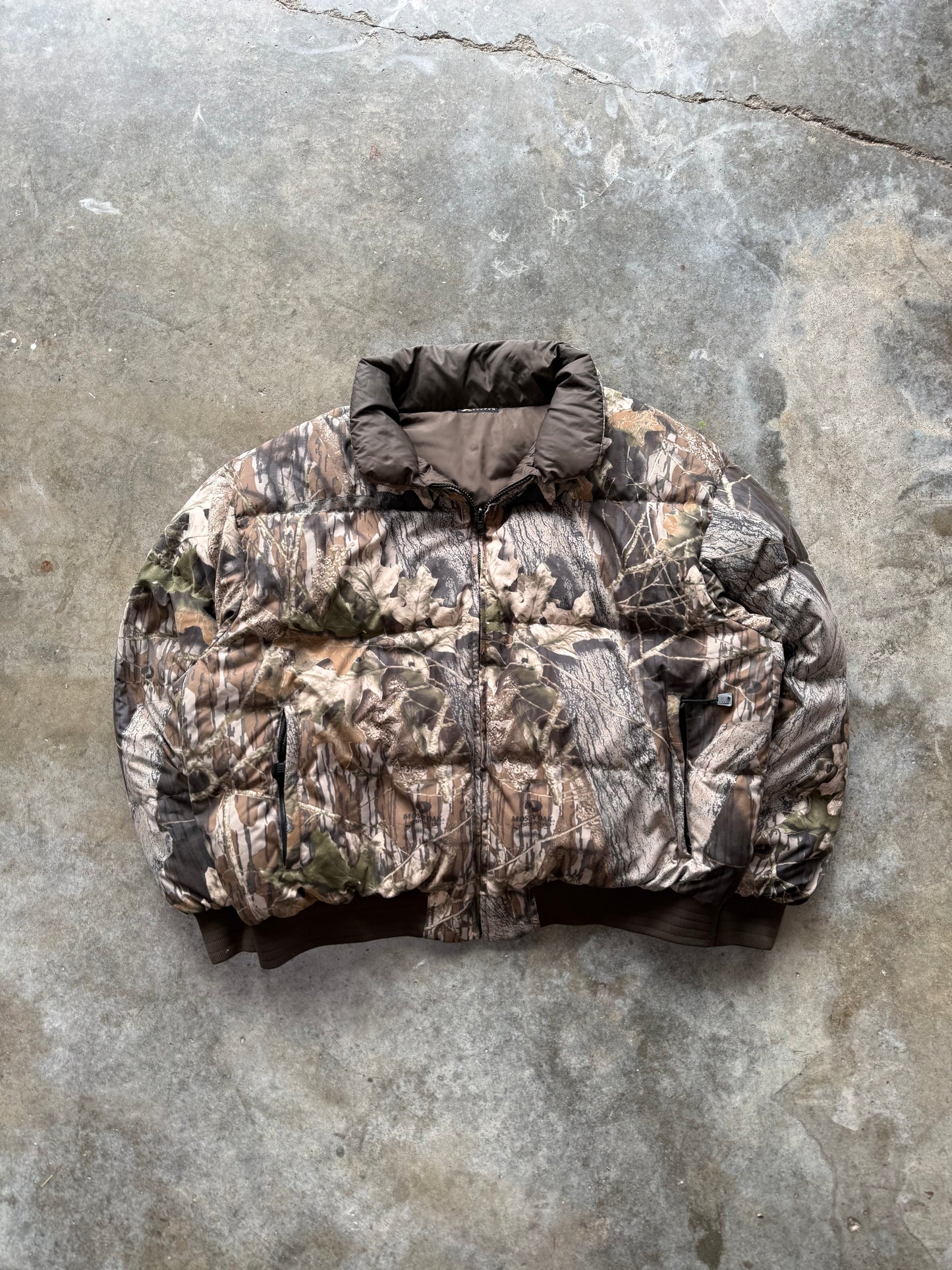 (L) 00s Camo Puffer Jacket