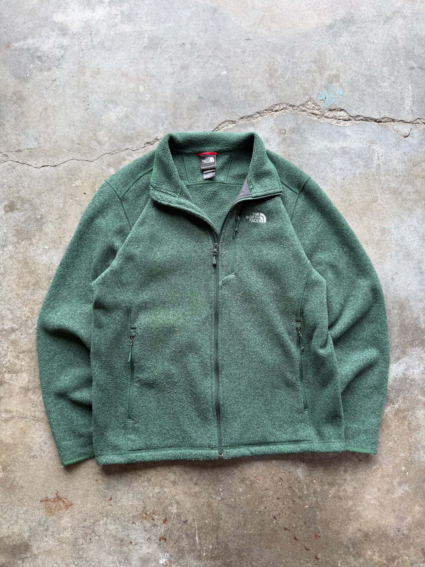 (L) 00s North Face Fleece Zip-Up