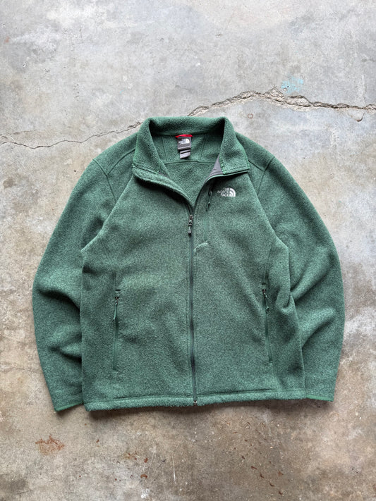 (L) 00s North Face Fleece Zip-Up