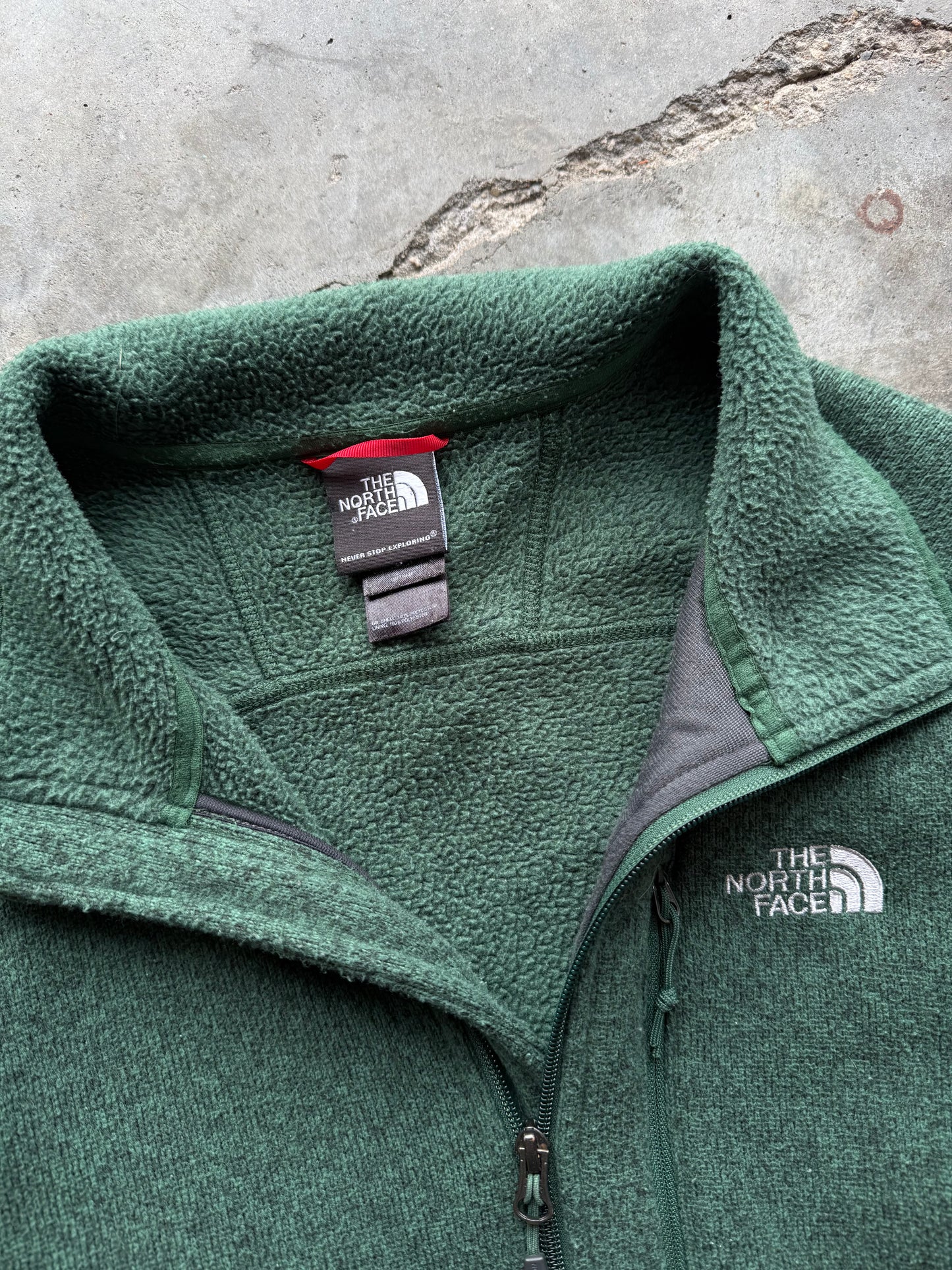(L) 00s North Face Fleece Zip-Up