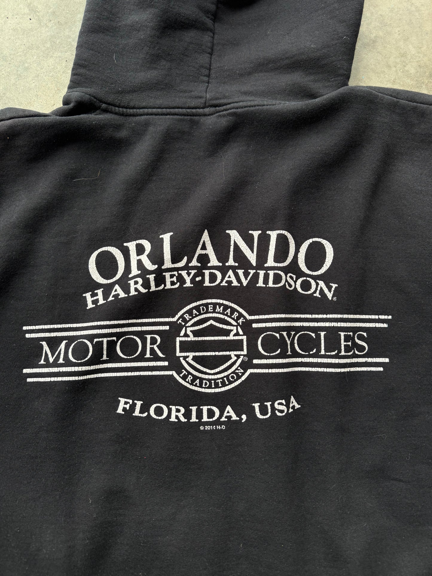 (L) 00s Harley Davidson Hoodie