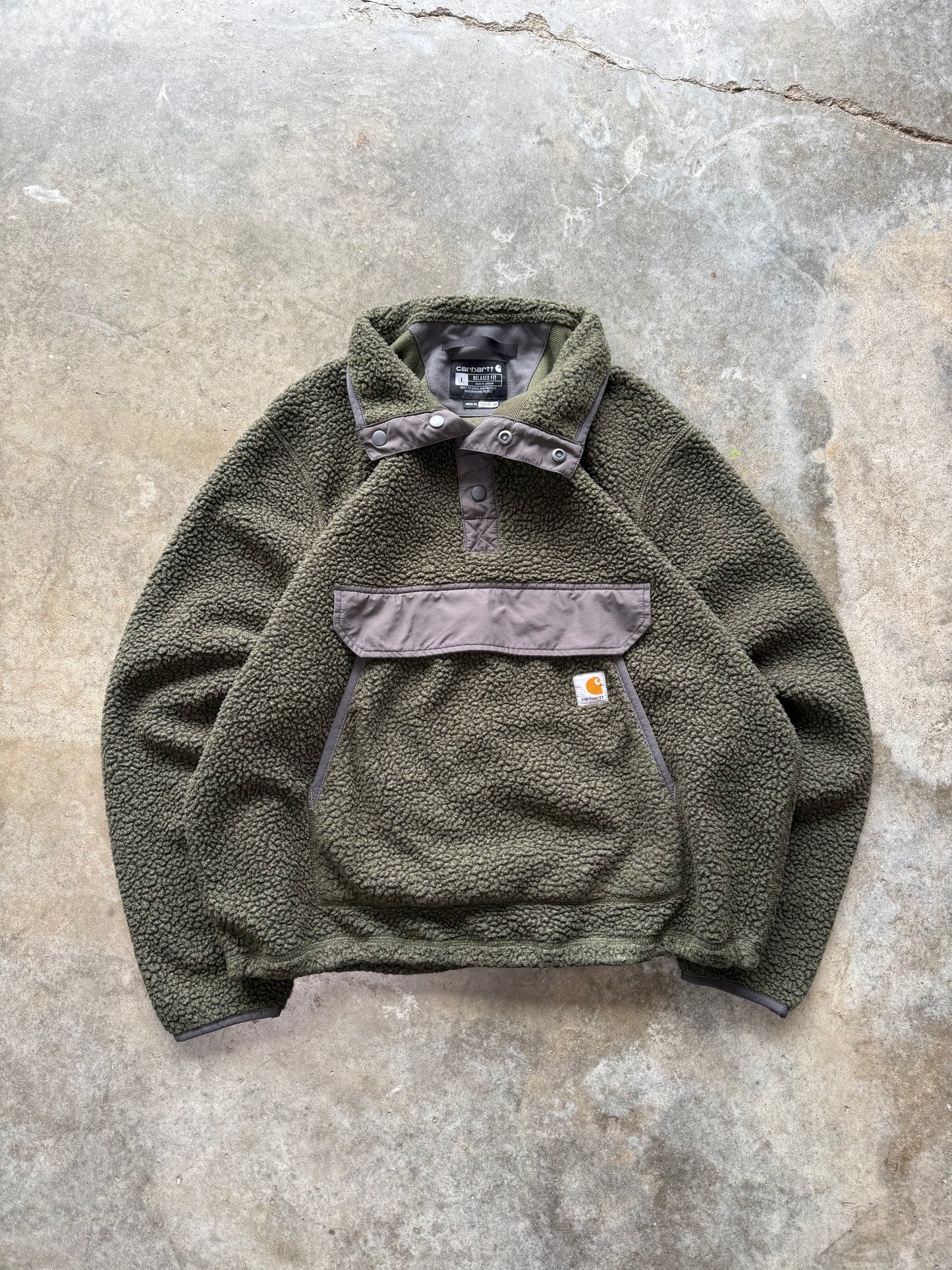 (L) 00s Carhartt Fleece Sweatshirt