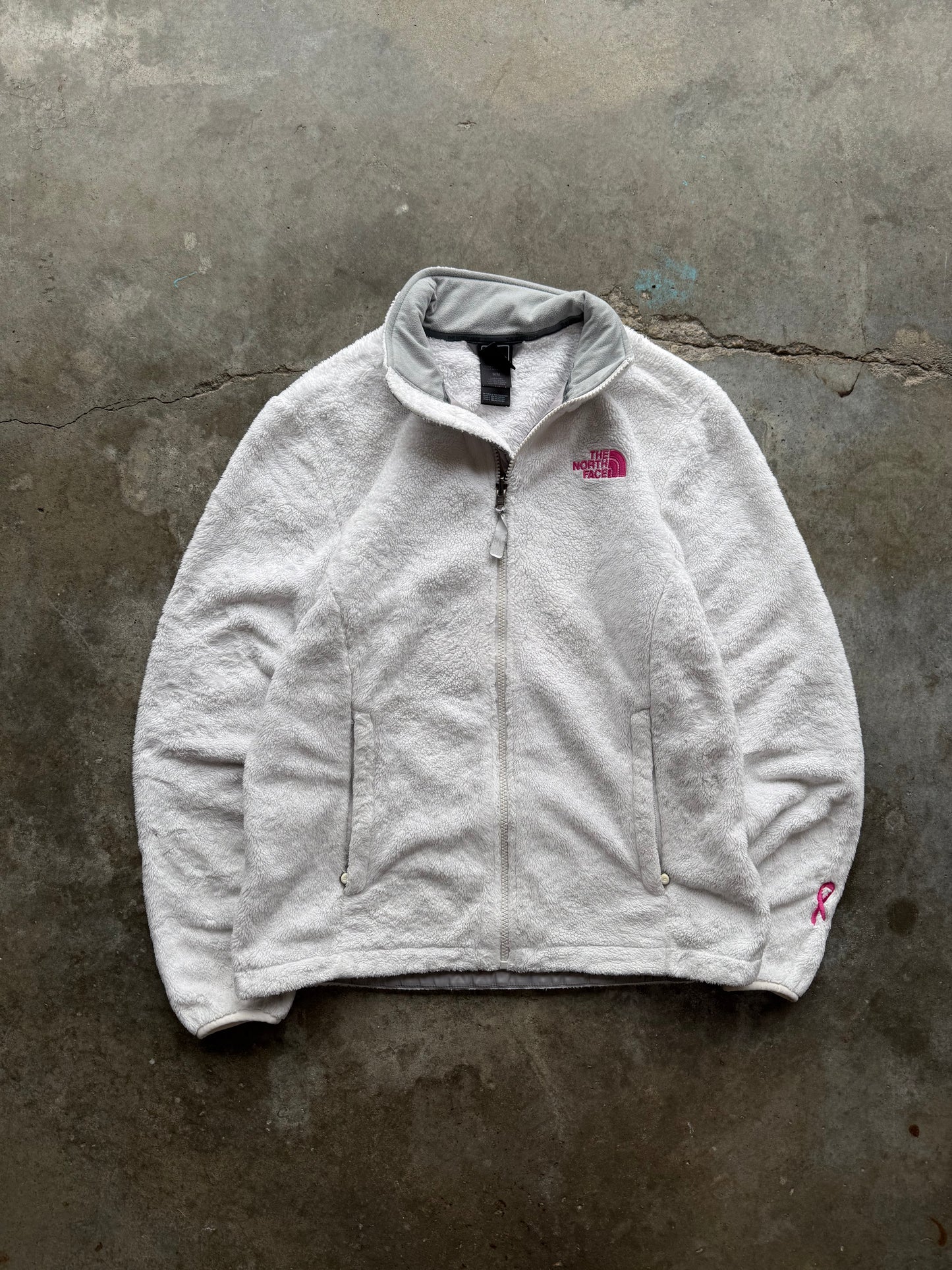 (M) 00s North Face Women's Breast Cancer Zip-Up