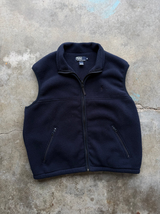 (XL) 00s Polo Fleece Vest