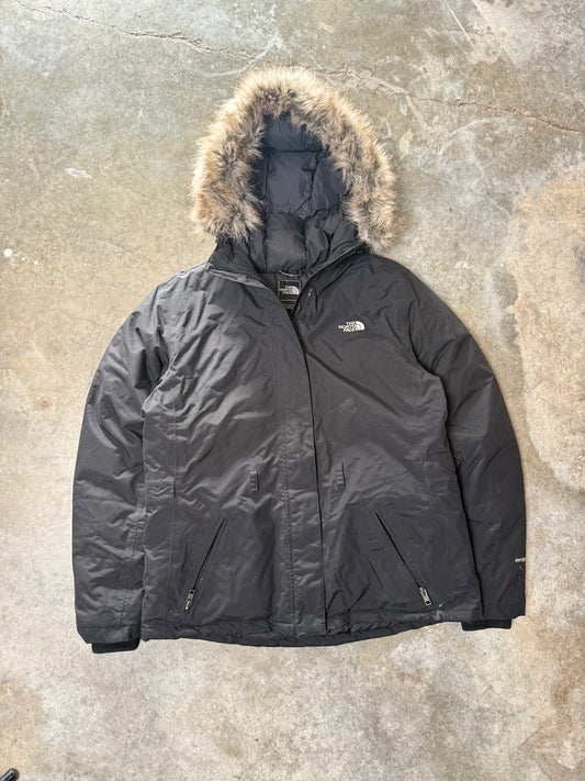 (XL) Vintage North Face Hooded Puffer Jacket