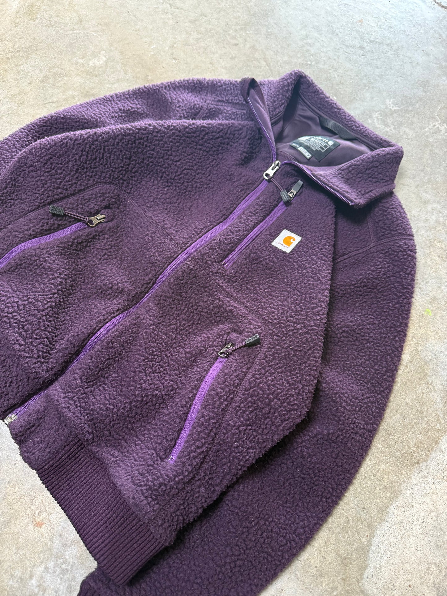 (S) 00s Carhartt Fleece Zip-Up