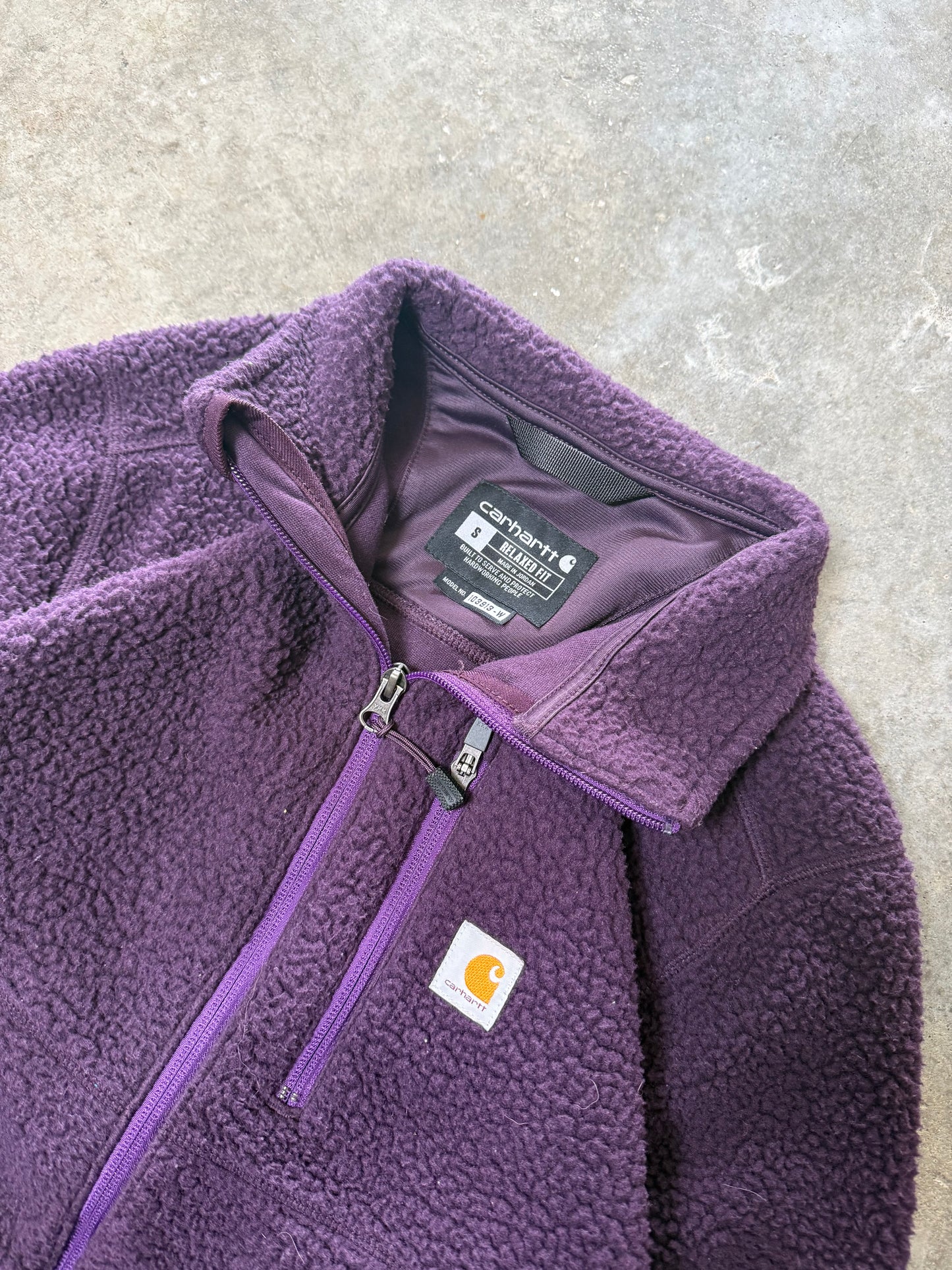 (S) 00s Carhartt Fleece Zip-Up