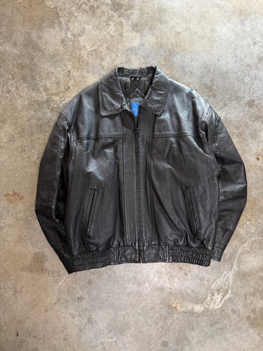 (XL) Vintage Town Craft Leather Jacket
