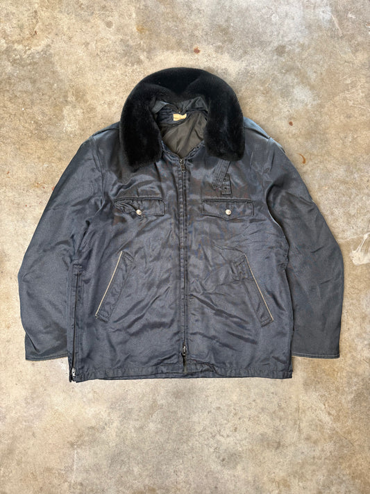 (XL) Vintage 80s Canvas Jacket