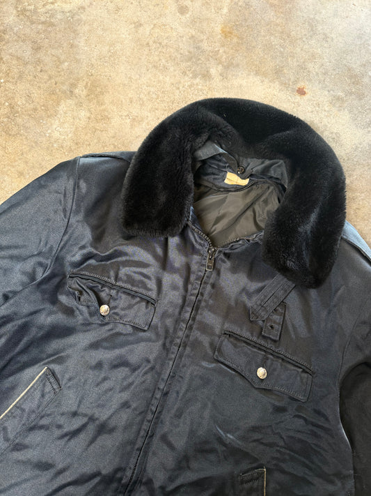 (XL) Vintage 80s Canvas Jacket