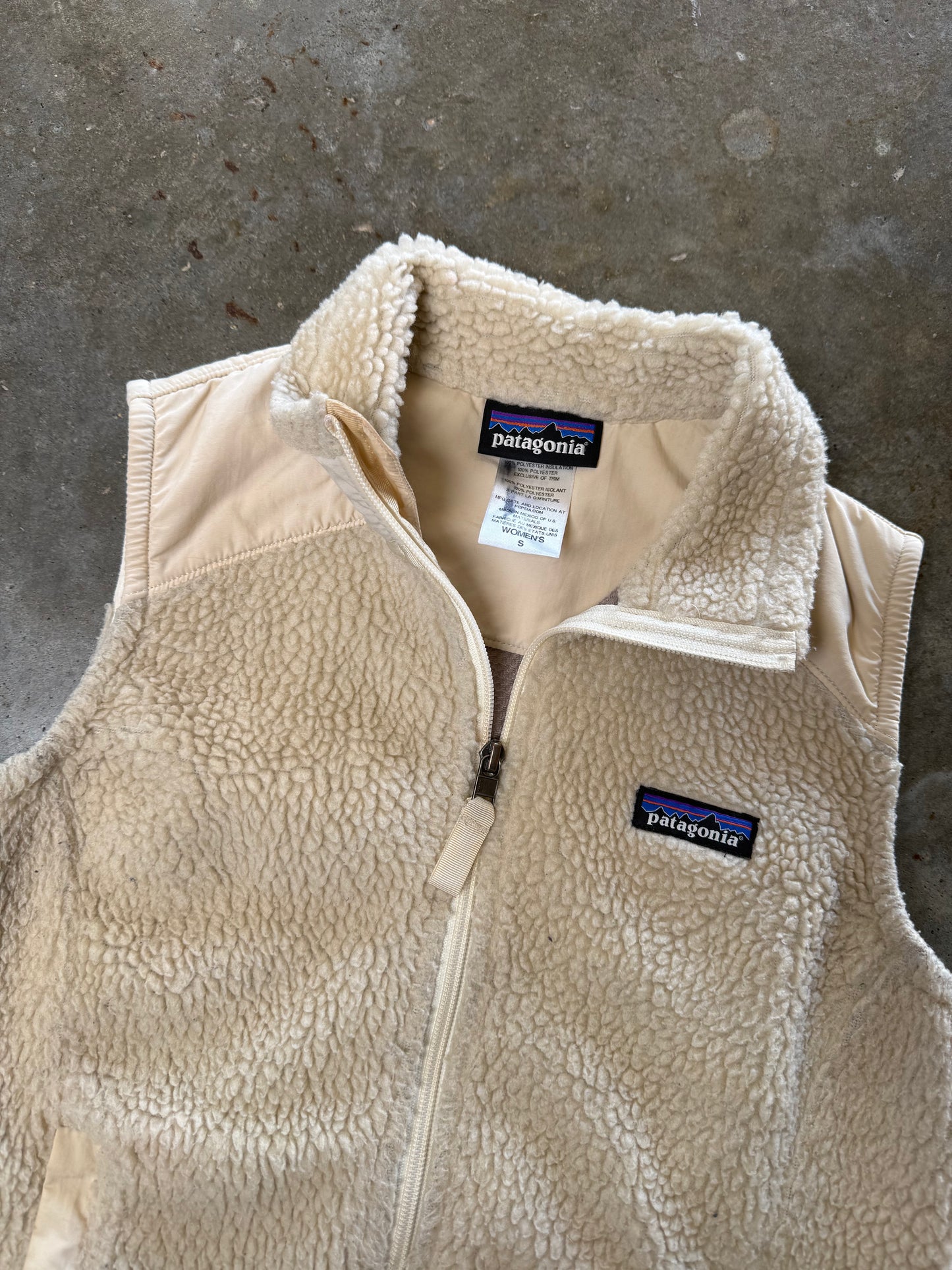 (S) 00s Patagonia Fleece Zip-Up Vest