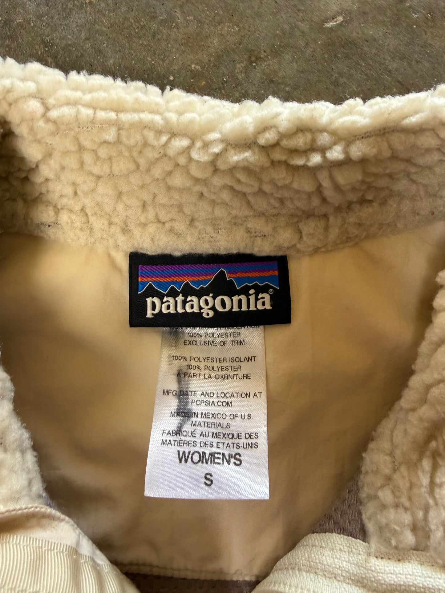 (S) 00s Patagonia Fleece Zip-Up Vest