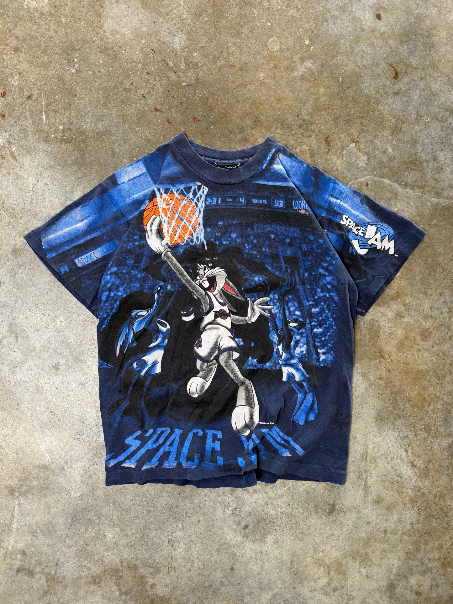 (S) 1996 Space Jam AOP Tee