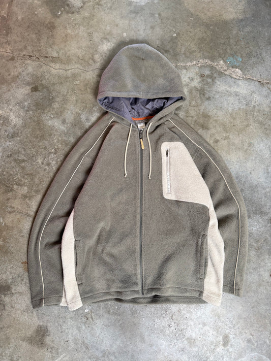 (XL) 00s Jansport Fleece Hooded Jacket