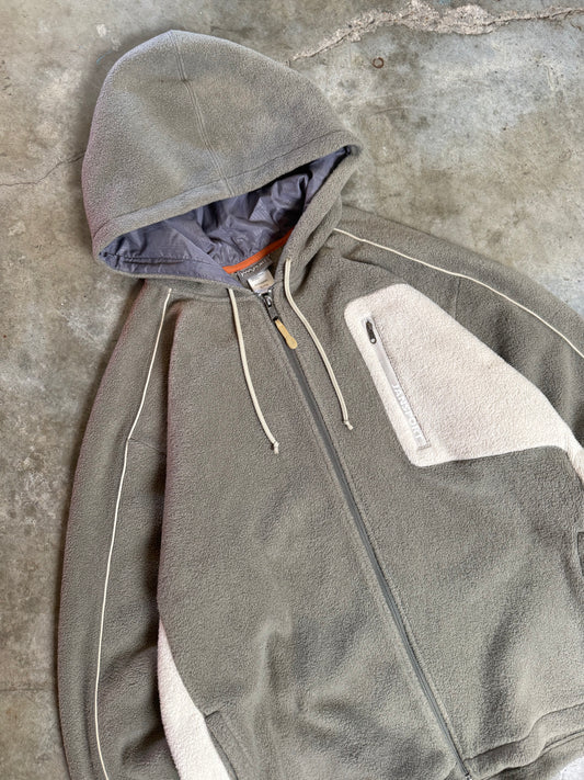 (XL) 00s Jansport Fleece Hooded Jacket