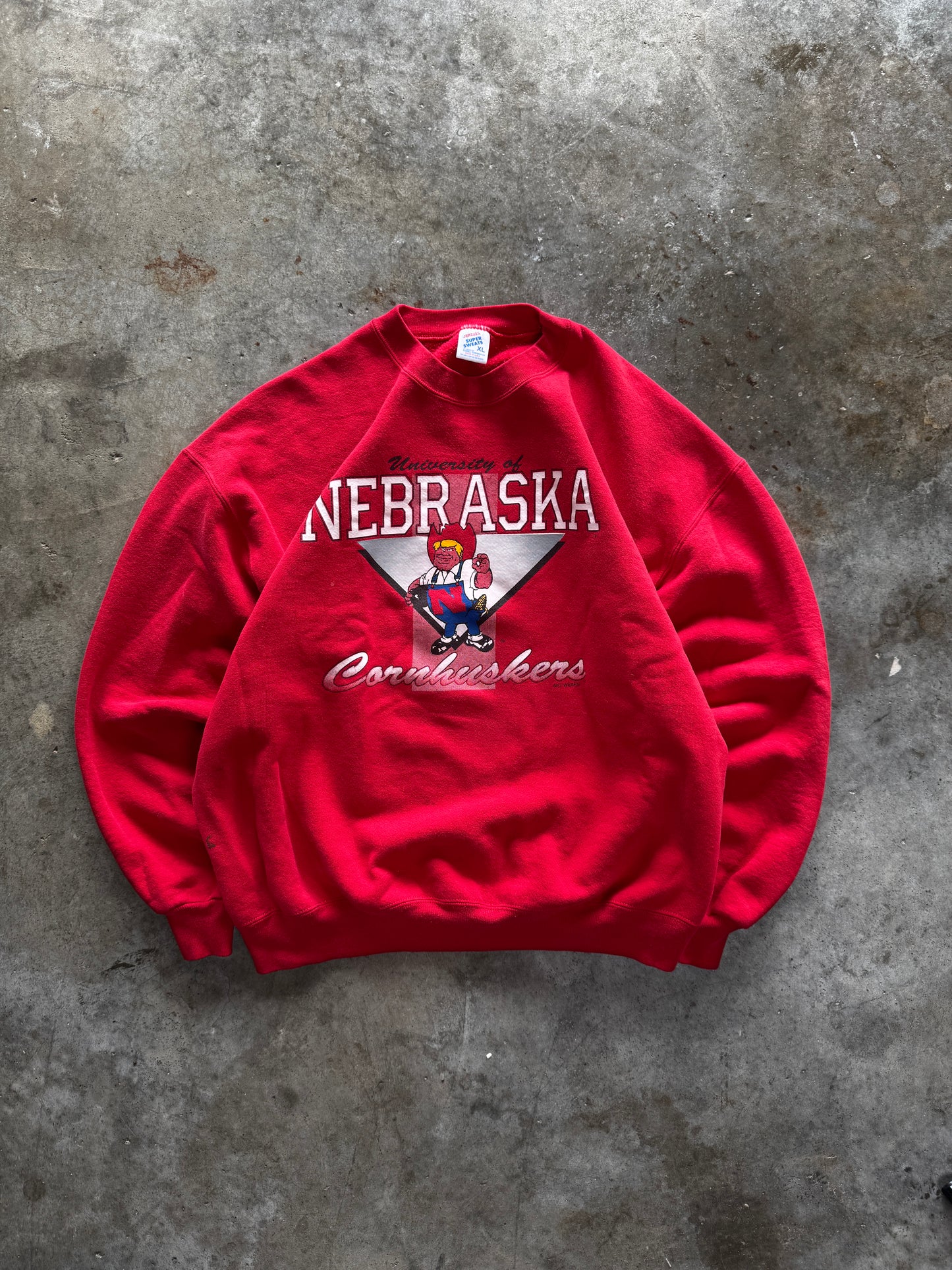 (XL) Vintage Nebraska Huskers Sweatshirt