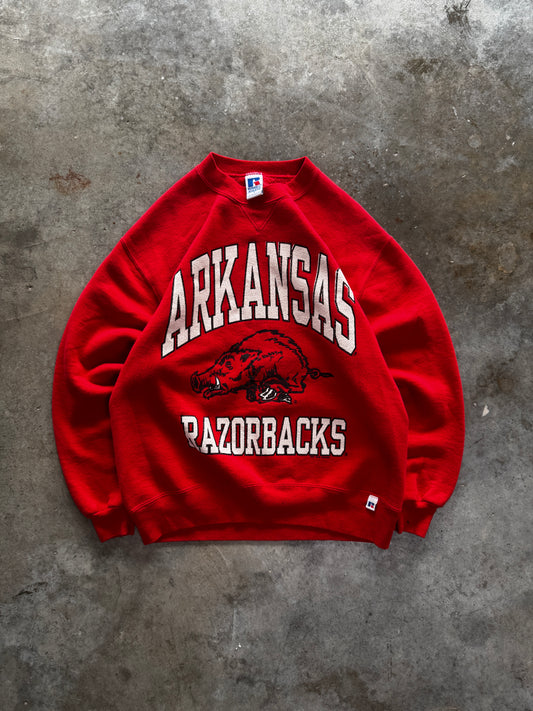 (L) Vintage Arkansas Razorbacks Sweatshirt