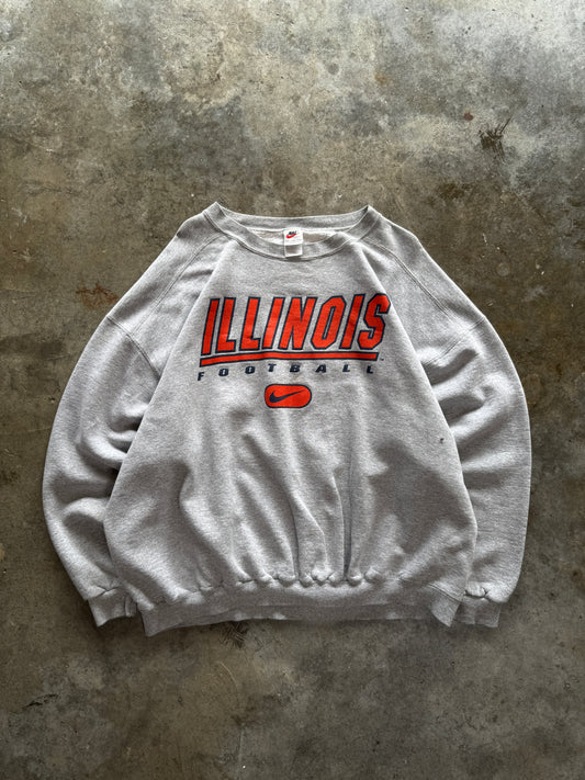 (XXL) Vintage Illinois Football Sweatshirt
