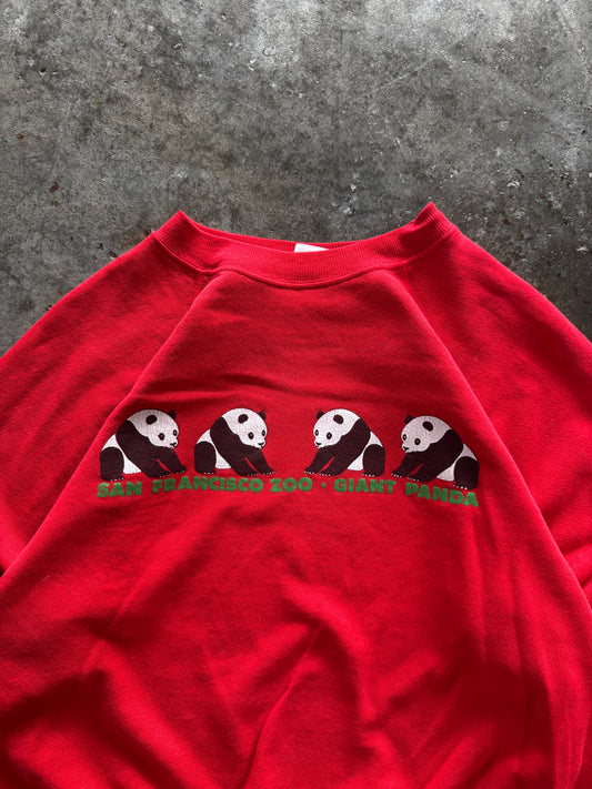 (L) Vintage Panda Sweatshirt