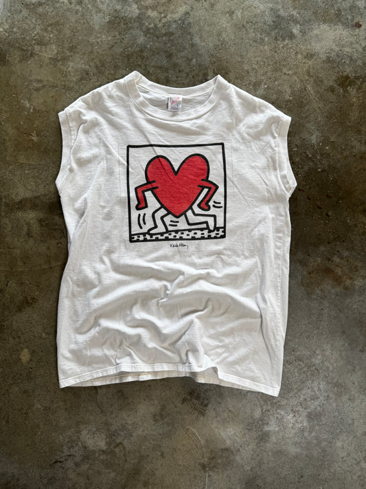 (L) Vintage Keith Haring Sleeveless Tee