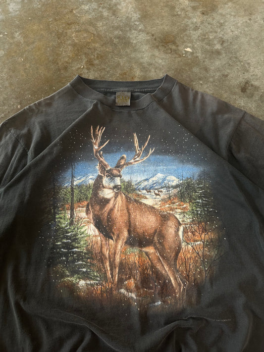(XL) Vintage 3D Emblem Nature Tee