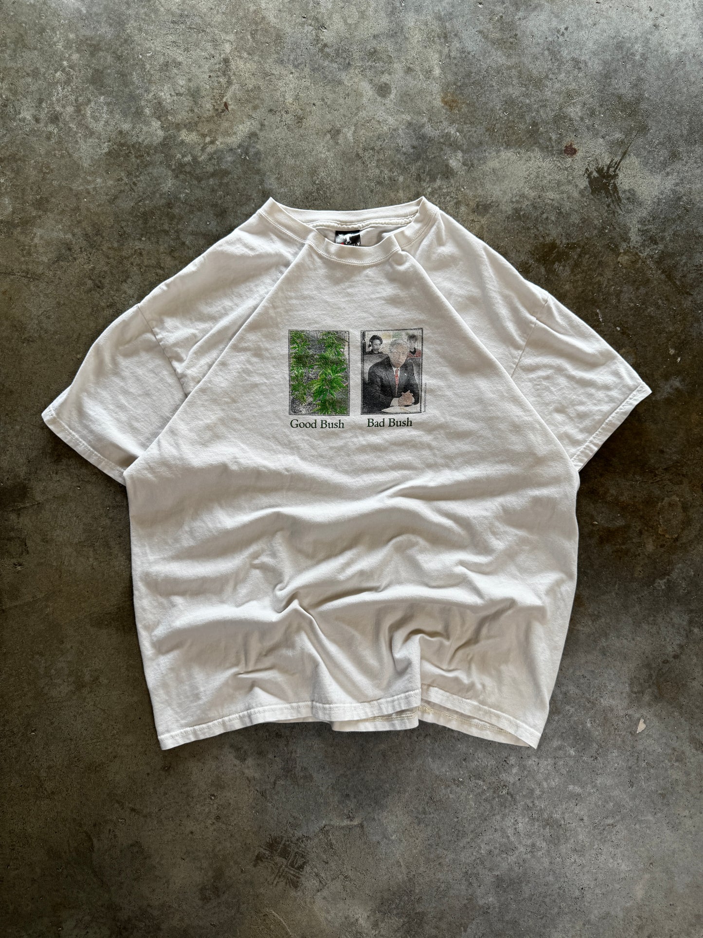 (XL) Vintage Good/Bad Bush Tee