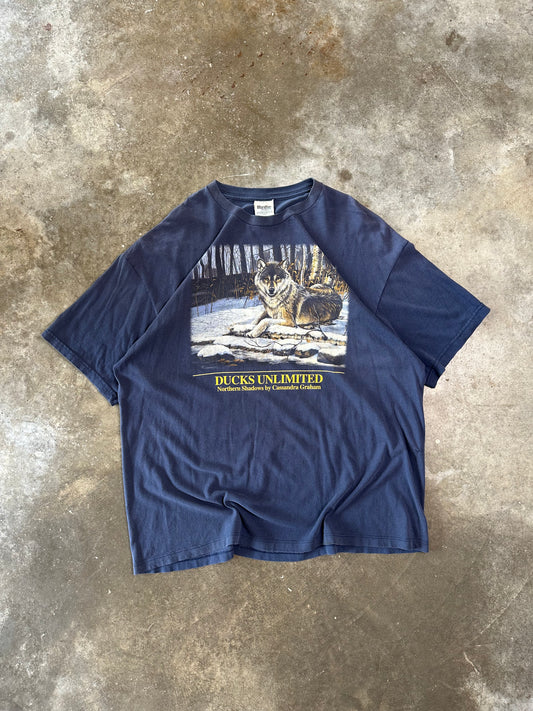 (XXL) Vintage Wolf Nature Tee