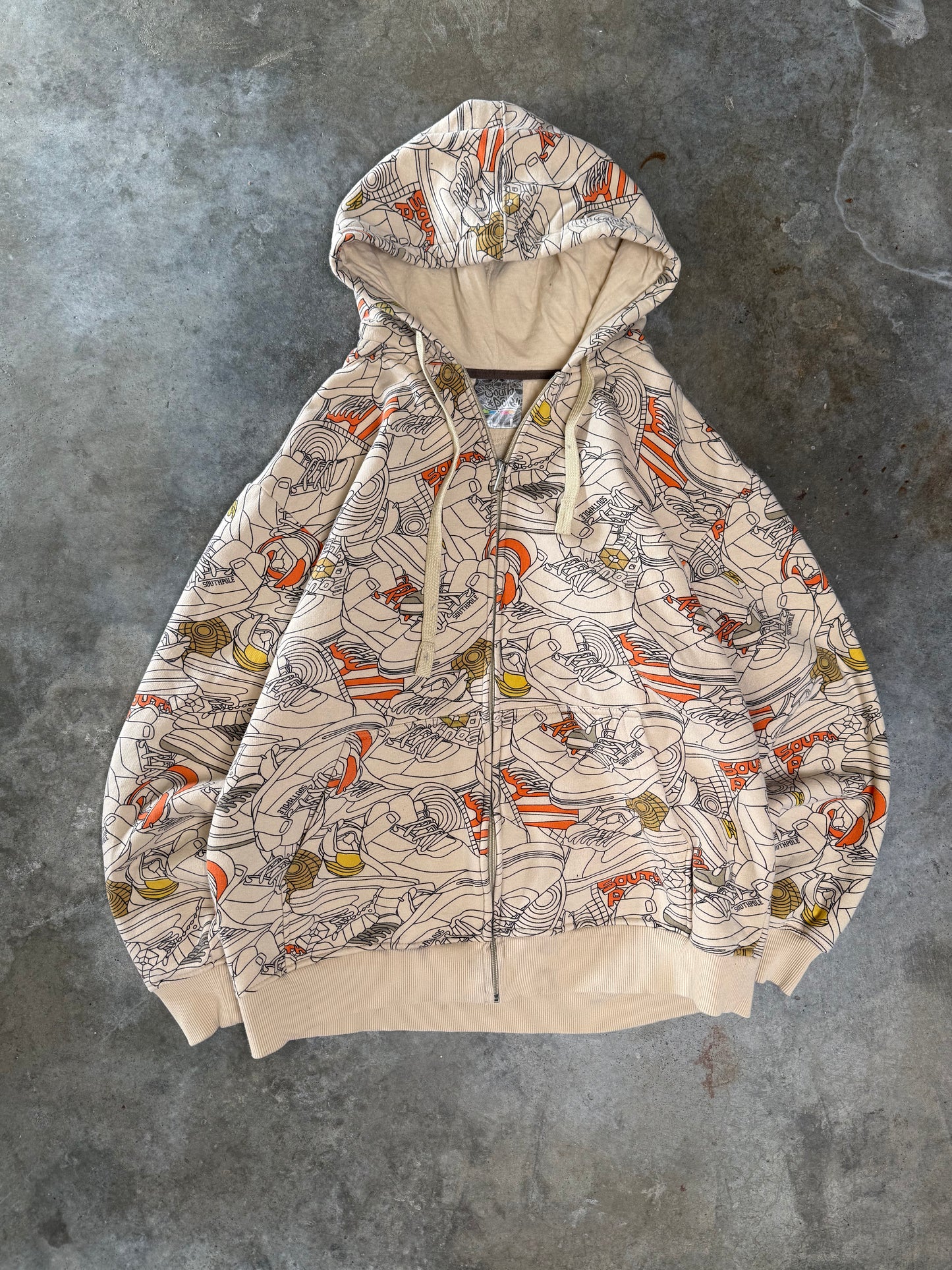 (L) 00s South Pole Y2K Jacket