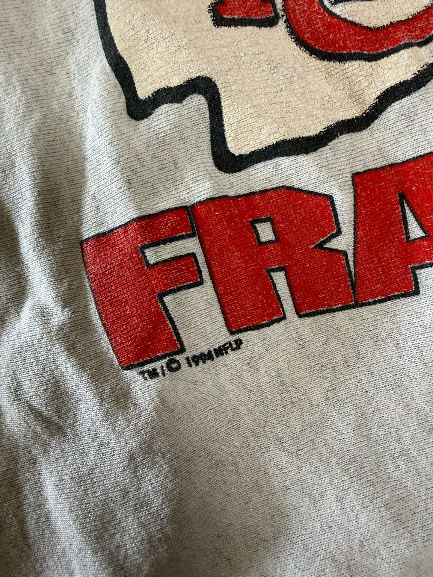 (L) 1994 Kansas City Chiefs Garfield Sweatshirt