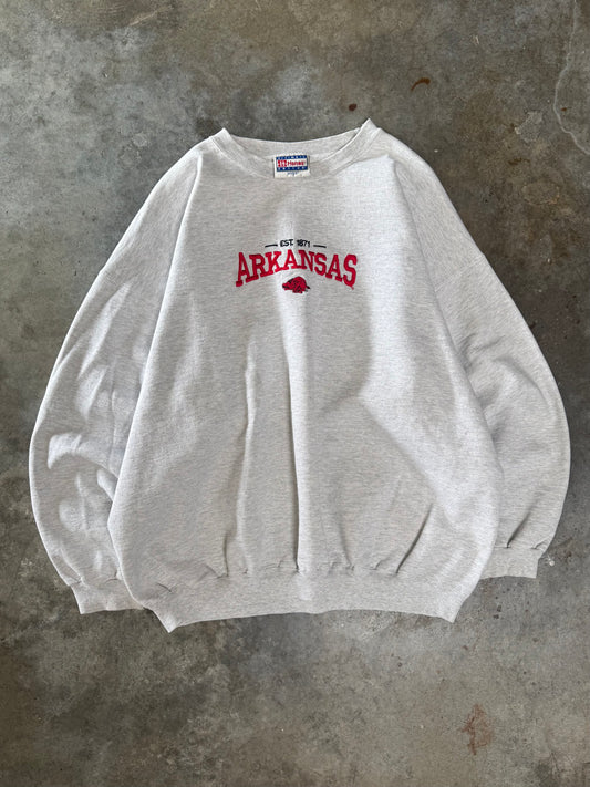 (XL) Vintage Arkansas Razorbacks Sweatshirt