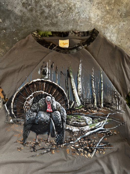 (XXL) Vintage Camo Turkey Longsleeve