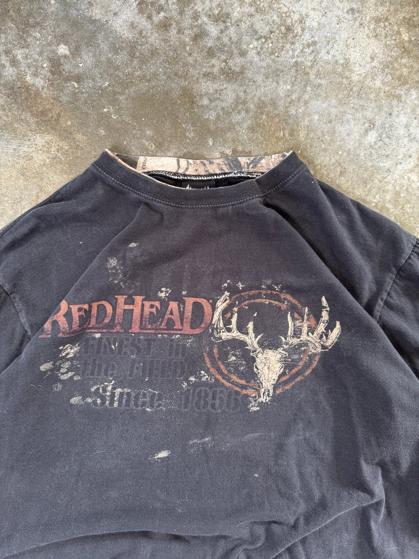 (XL) 00s Camo Longsleeve Tee