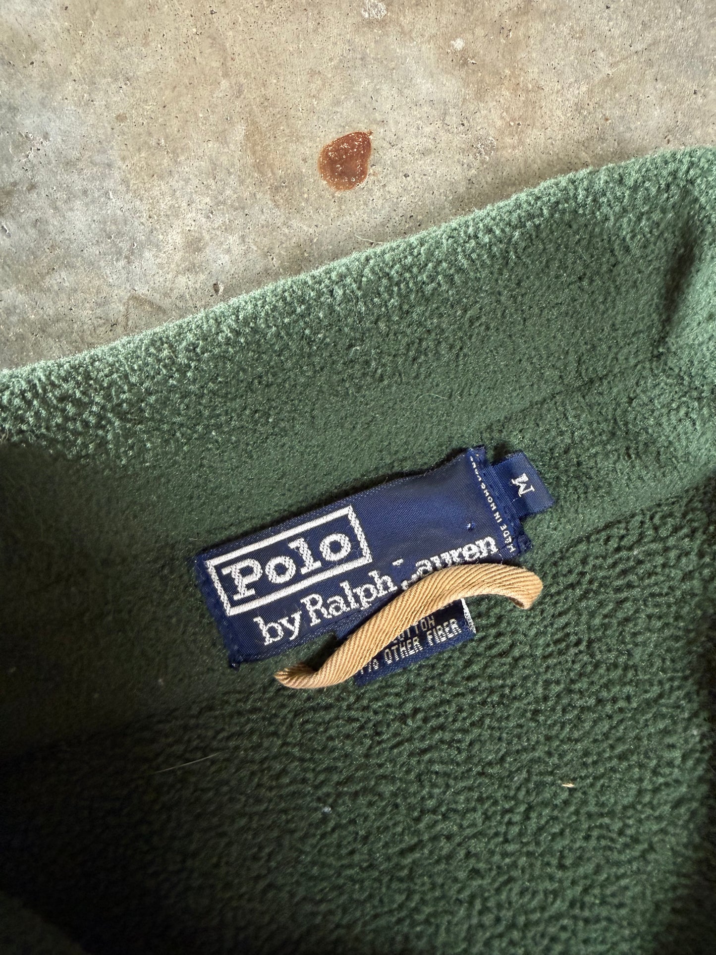 (M) Vintage Polo Fleece Pullover