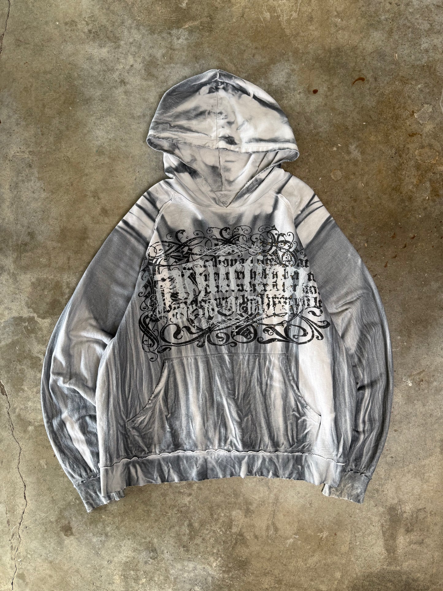 (XL) 00s Affliction Y2K Hoodie