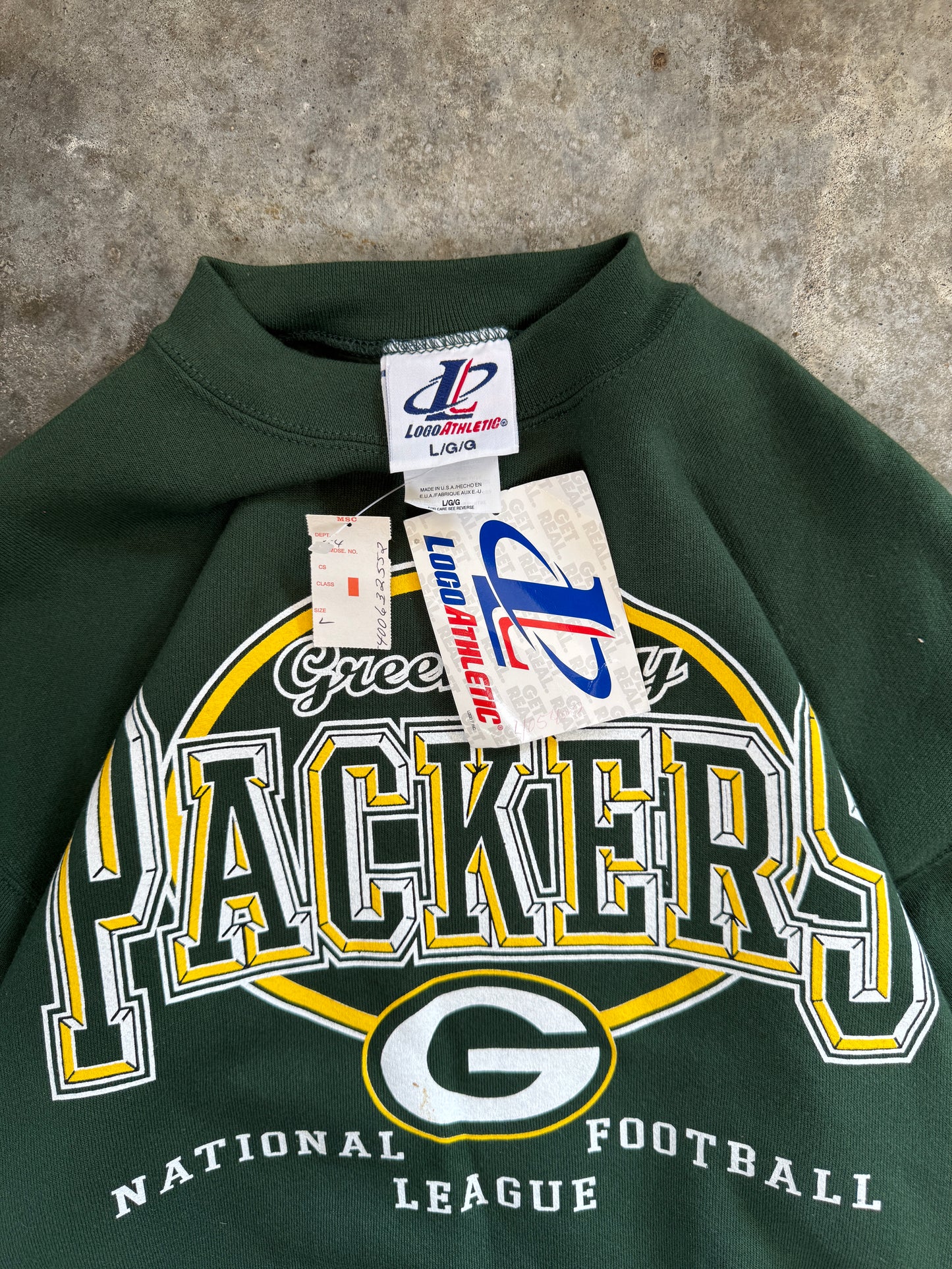 (L) Vintage Packers Sweatshirt NWT