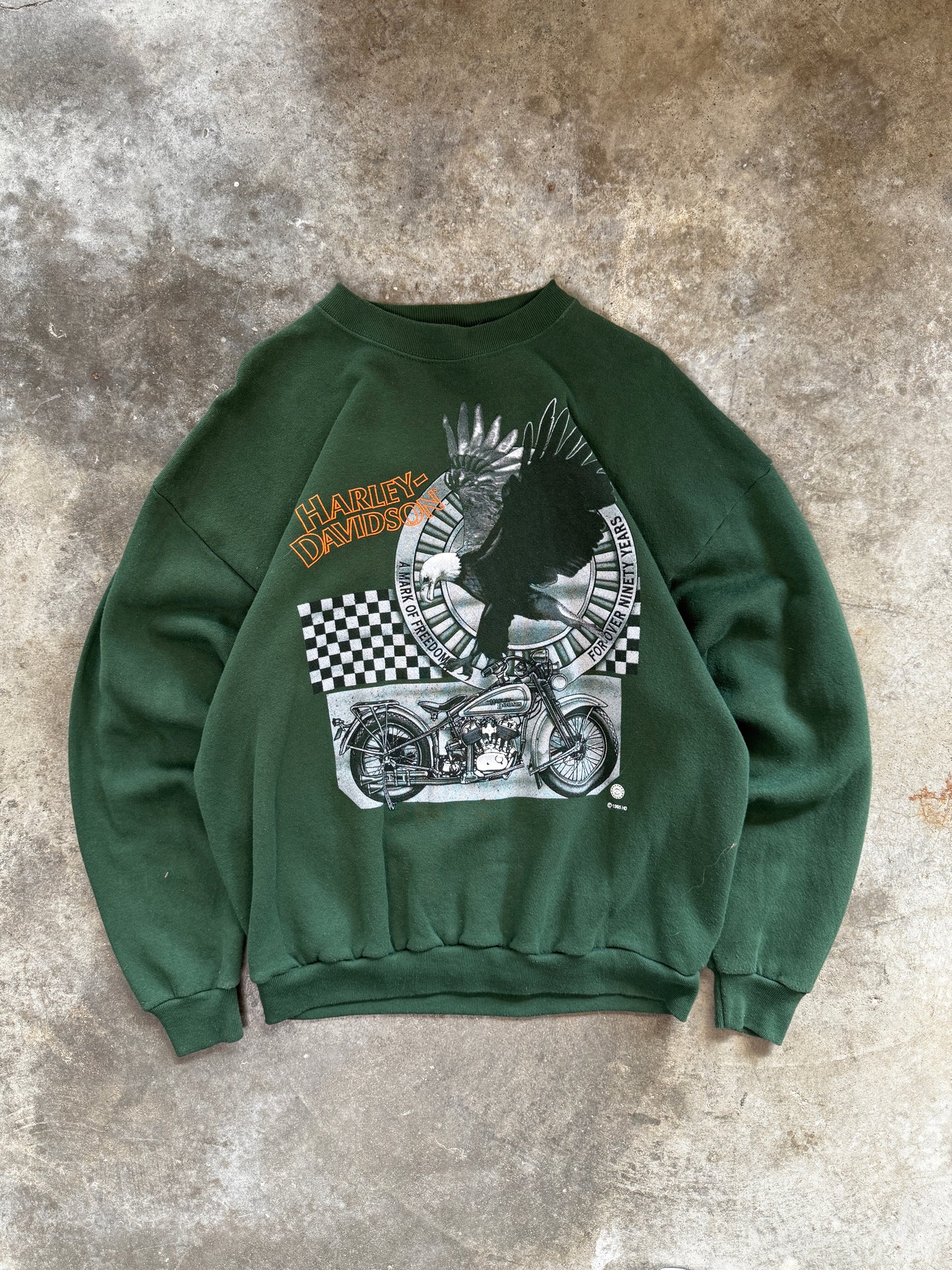 (L) Vintage Harley Sweatshirt