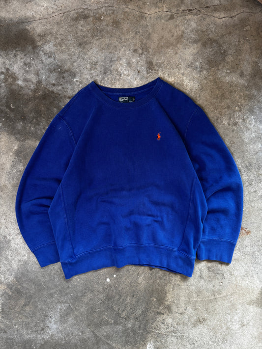 (XL) Vintage Polo Sweatshirt