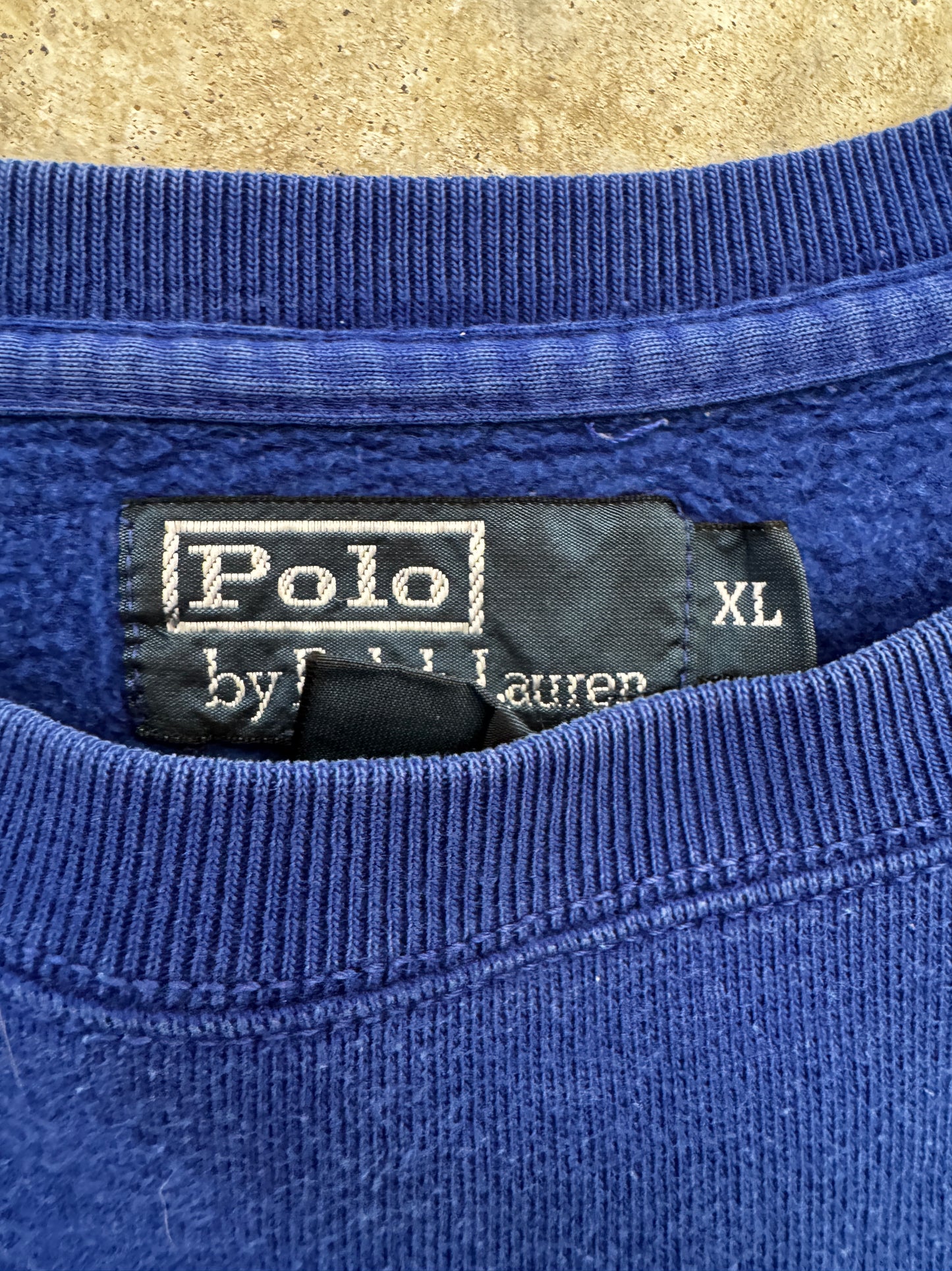 (XL) Vintage Polo Sweatshirt