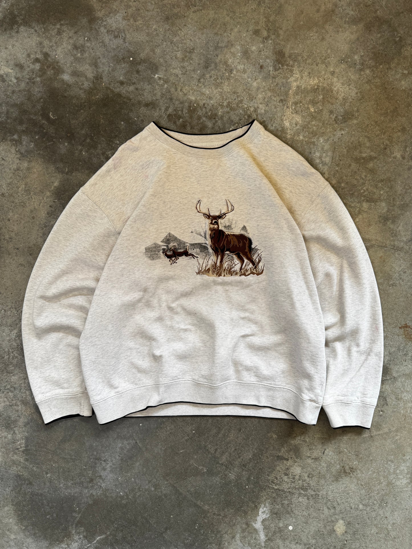 (M) Vintage Deer Sweatshirt