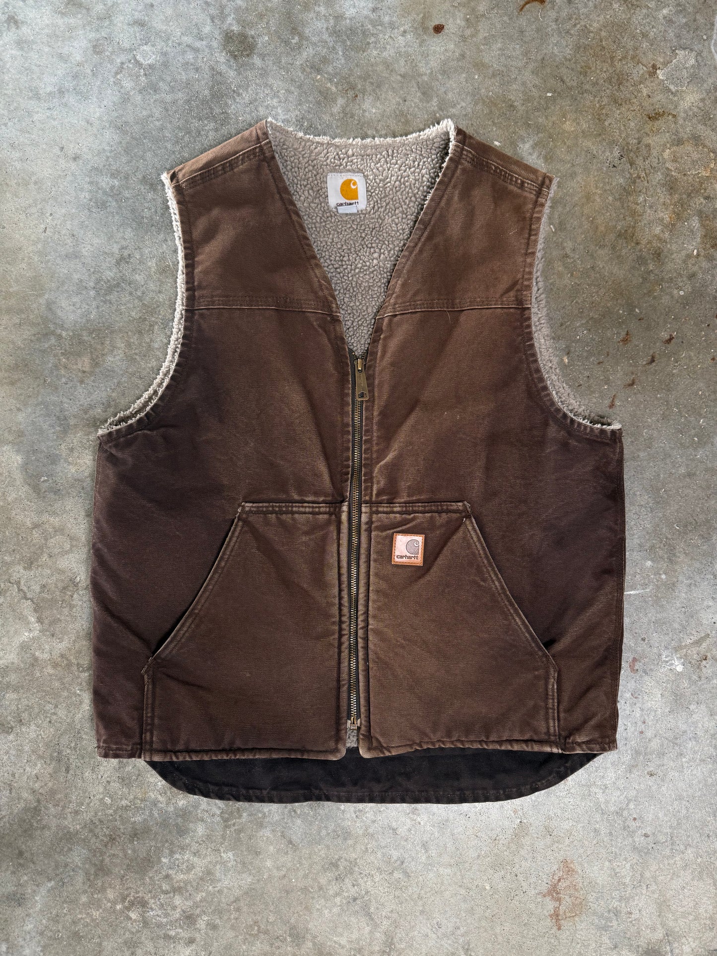 (M) Vintage Carhartt Sherpa Lined Vest