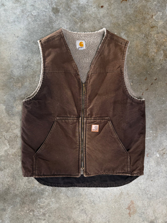 (M) Vintage Carhartt Sherpa Lined Vest
