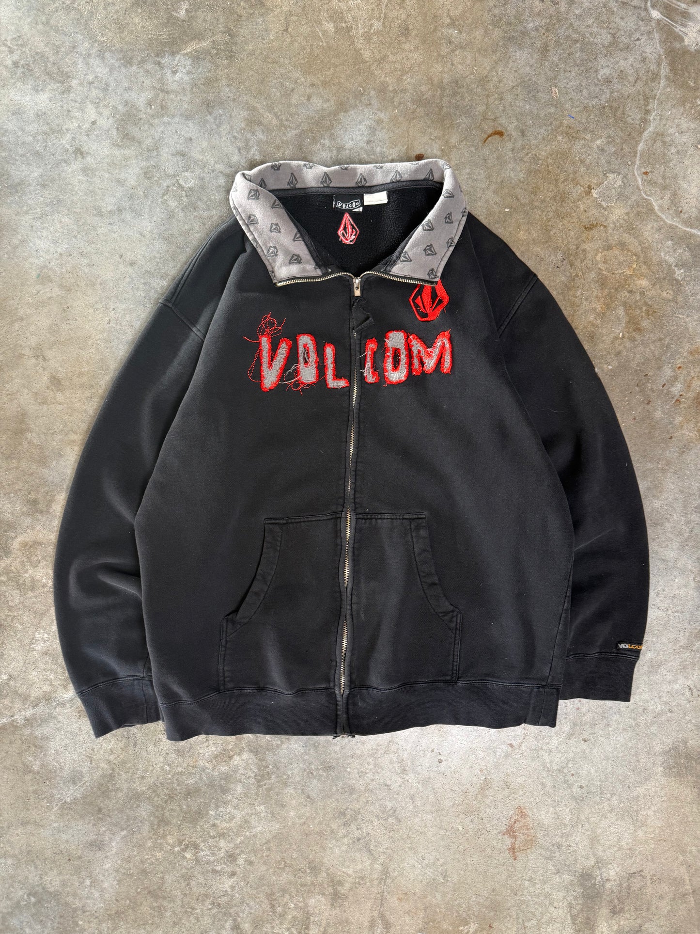 (L) 00s Volcom Y2K Zip-Up