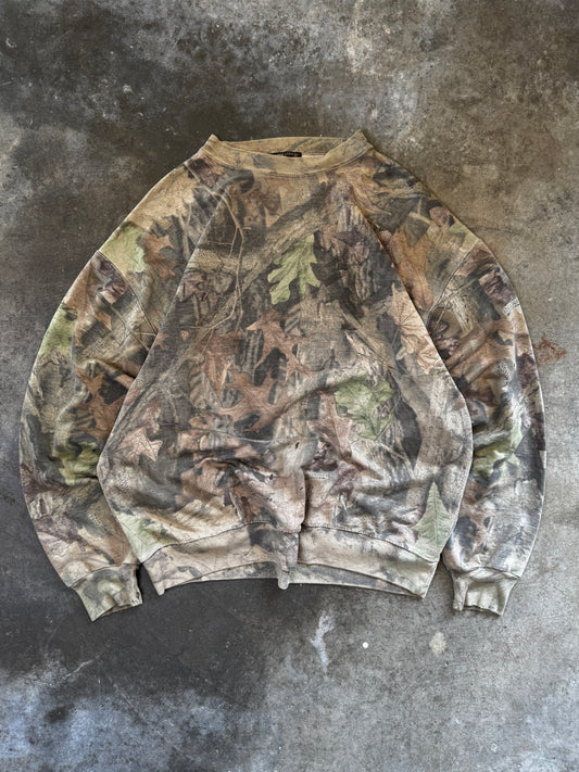 (XL) Vintage Camo Sweatshirt
