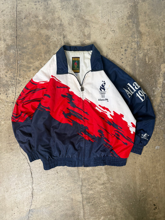 (XL) Vintage 1996 Atlanta Olympics Splash Windbreaker