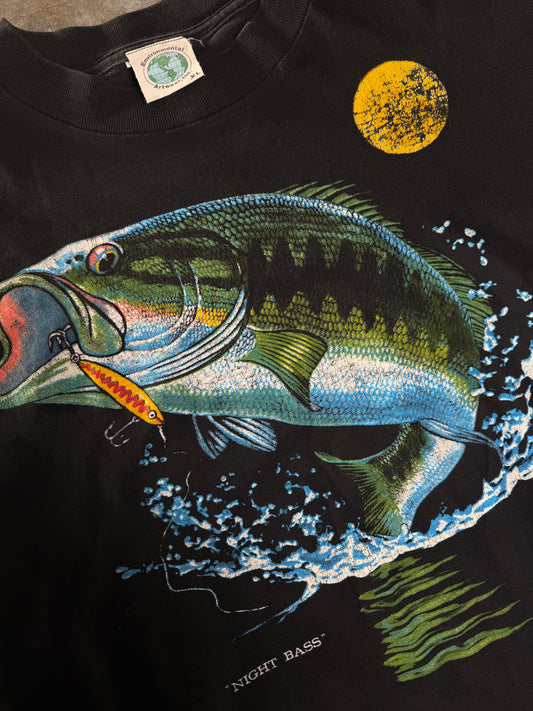 (XL) Vintage Bass Fishing Tee