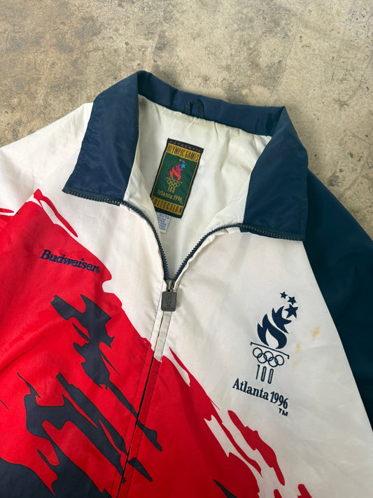 (XL) Vintage 1996 Atlanta Olympics Splash Windbreaker