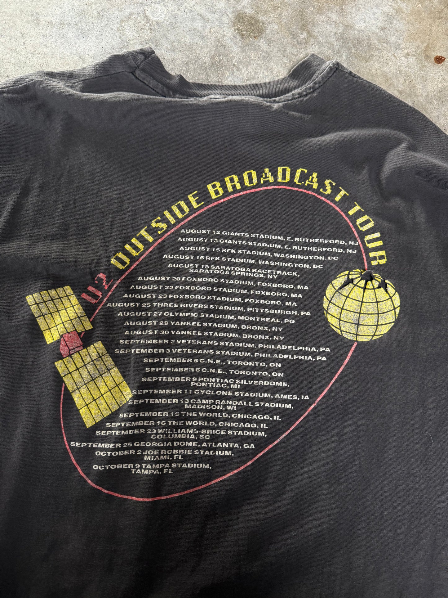 (XL) Vintage U2 Band Tour Tee