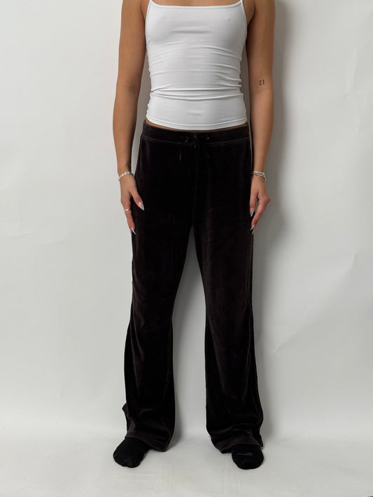 (M) 00s St Johns Bay Velour Track Pants