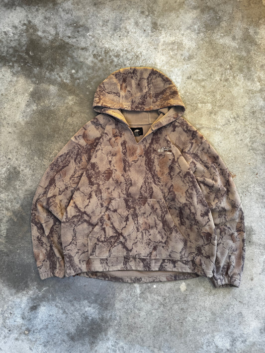 (L) Vintage Camo Hoodie