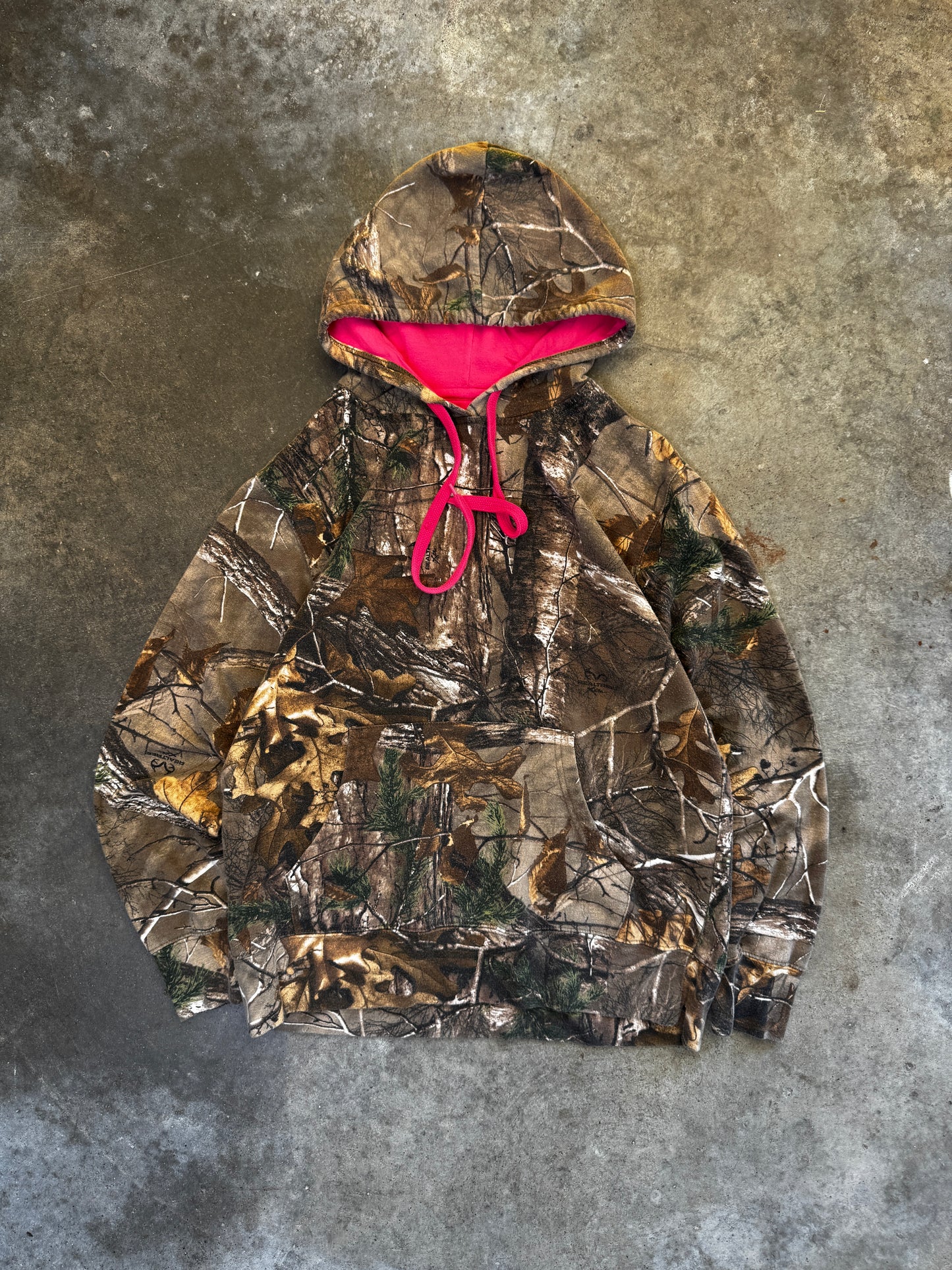 (M) 00s Realtree Camo Hoodie